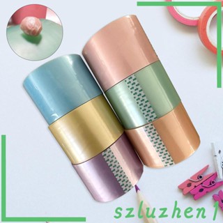 [Szluzhen1] เทปกาว สีสันสดใส เพื่อการเรียนรู้ สําหรับเด็ก และผู้ใหญ่ 6 ชิ้น