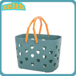Zelth ถังขยะพลาสติก ทรงโท้ท ลายหัวใจ สําหรับอาบน้ํา