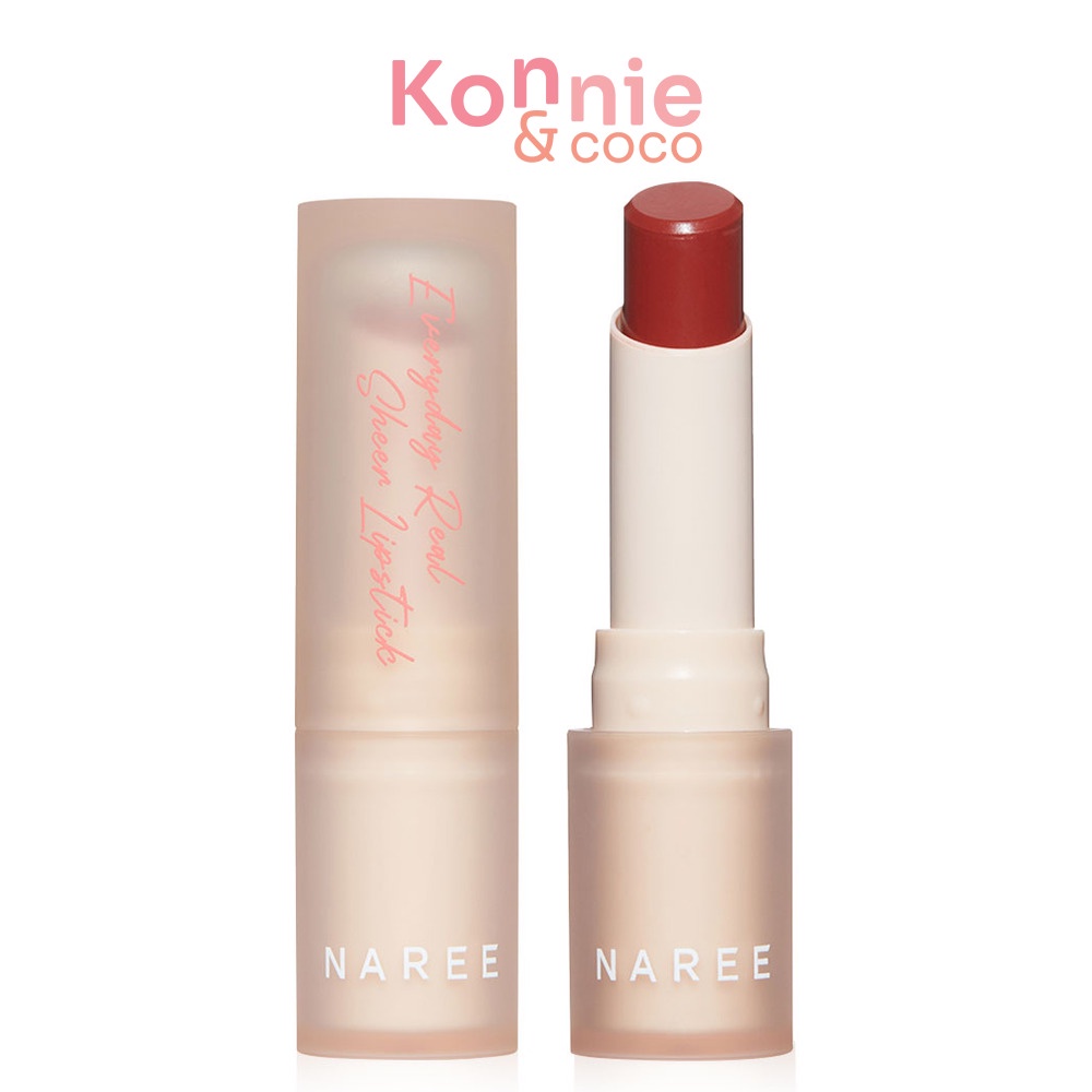 Naree Everyday Real Sheer Lipstick 3.5g นารี ลิปสติกเนื้อเชียร์.
