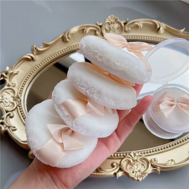 พัฟฟองน้ํา กํามะหยี่ ขนาดใหญ่ สําหรับแต่งหน้า