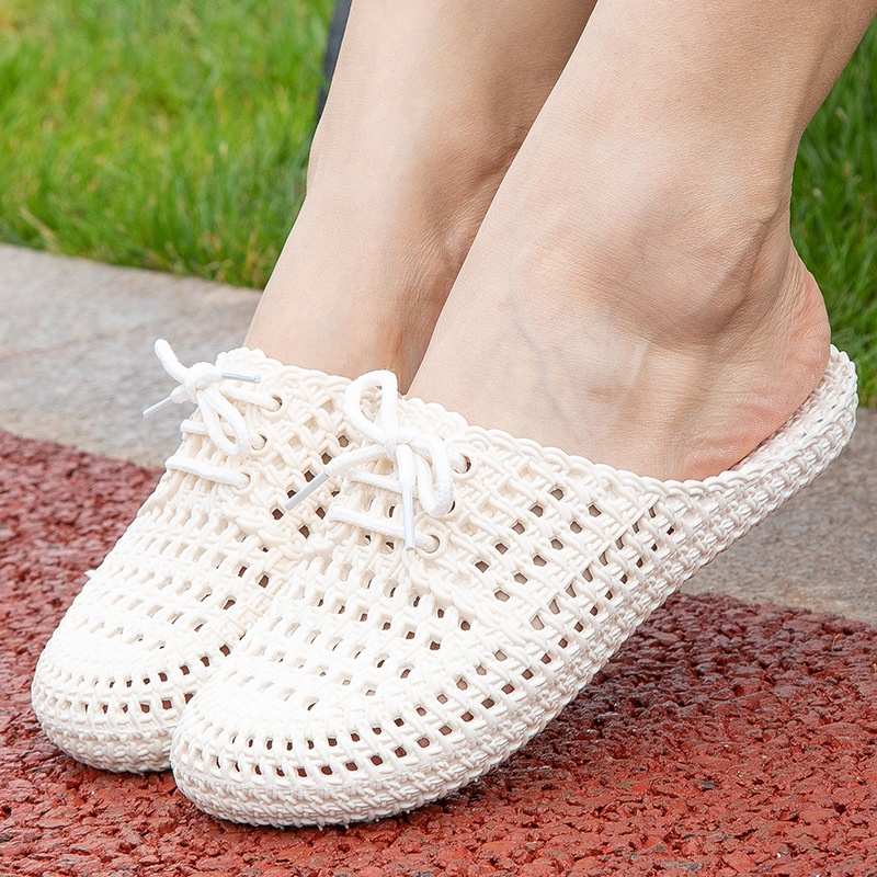 พร้อมส่ง🚚 รองเท้าแตะผู้หญิง ส้นแบน slipper แฟชั่น นุ่ม หัวหมวก เย็นสบาย A-016