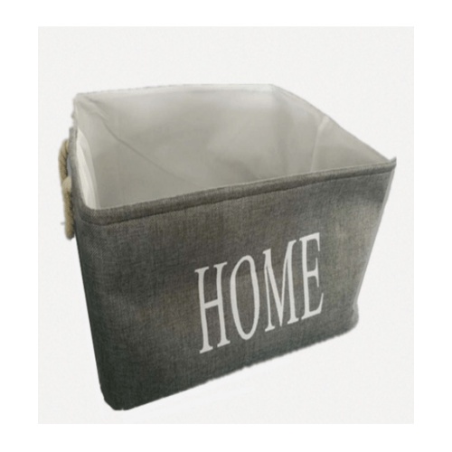 GlobalHouse ตะกร้าผ้าเหลี่ยม รุ่น ZHY003-GY ขนาด 40x45x25