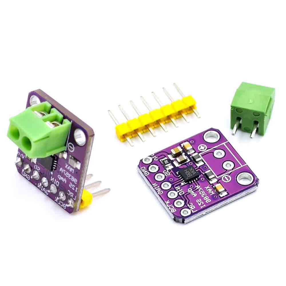 Max98357 3w Class D บอร์ดโมดูลถอดรหัสเครื่องขยายเสียง I2s Dac สําหรับ Raspberry Pi Esp32