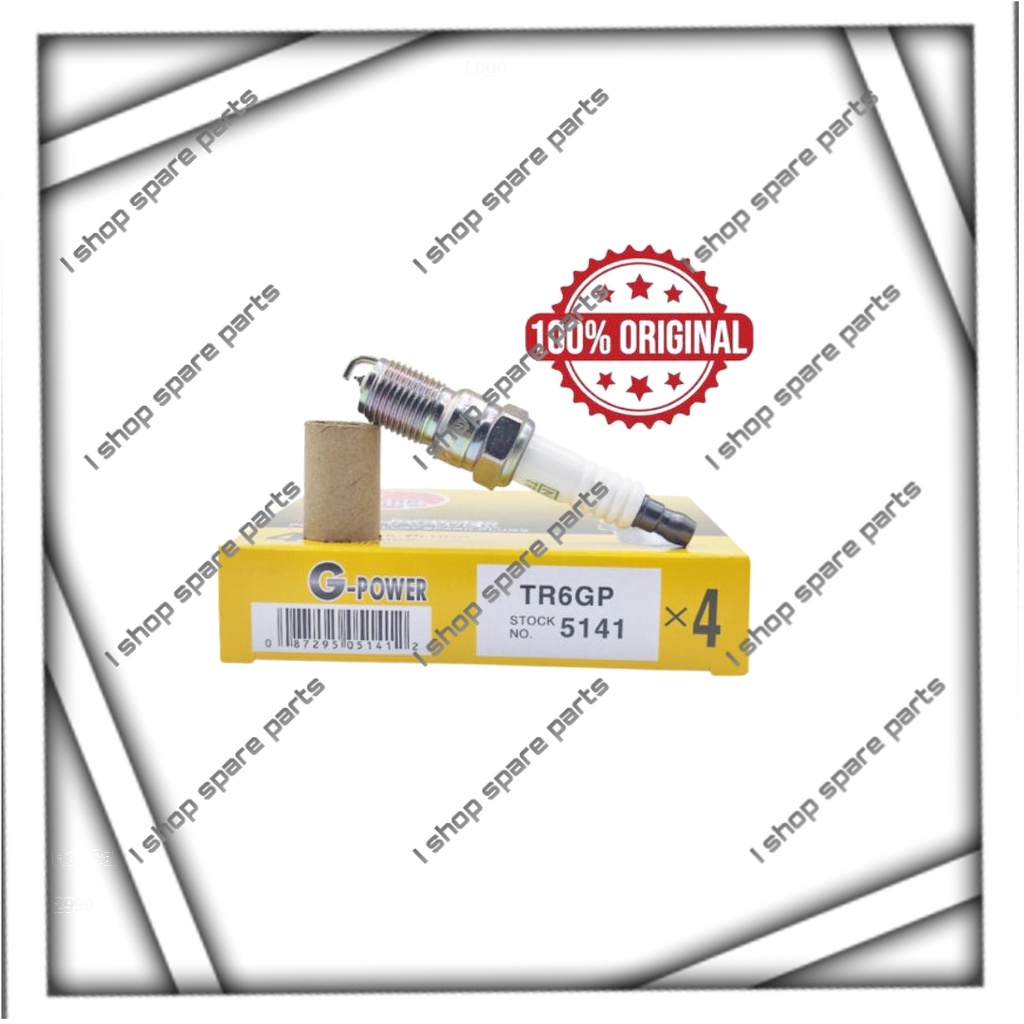 (TR6GP) NGK SPARK PLUG G-POWER PLATINUM PROTON GEN2 PERSONA BLM FL FLX EXORA CPS PREVE (N/TURBO) SAT