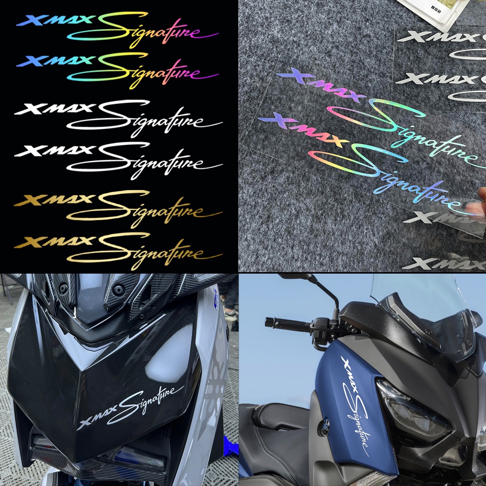 สติกเกอร์โลโก้ กันน้ํา ลายสัญลักษณ์ YAMAHA XMAX สําหรับรถจักรยานยนต์ สกูตเตอร์ YAMAHA XMAX 125 150 250 300 400