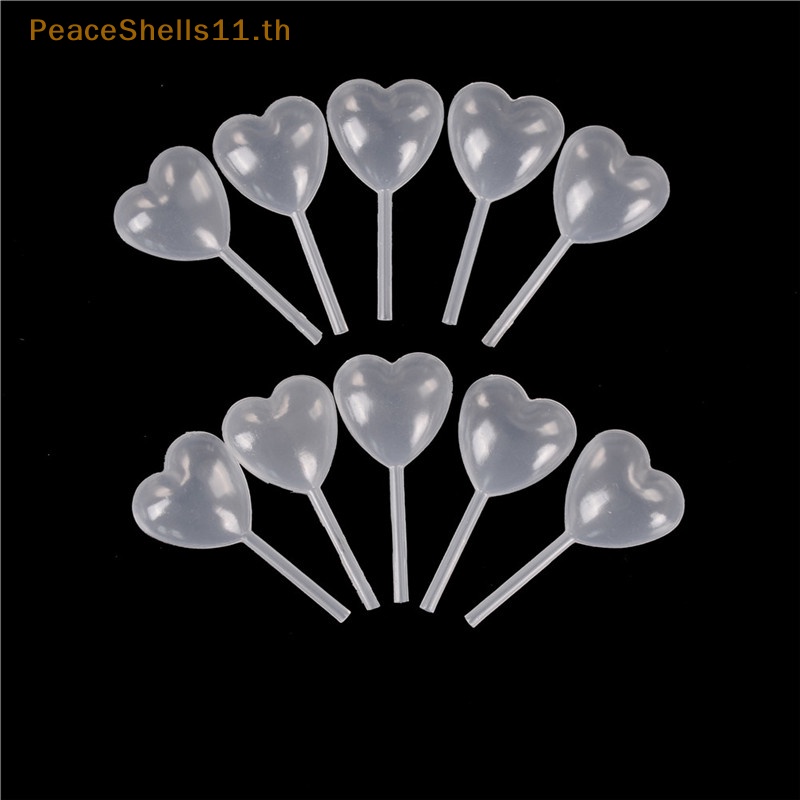 Peaceshells ใหม่ หลอดบีบน้ํามัน รูปหัวใจ 4 มล. 4 มล. 50 ชิ้น หลอดบีบน้ํามัน รูปหัวใจ สร้างสรรค์ 4 มล. 4 มล. 50 ชิ้น
