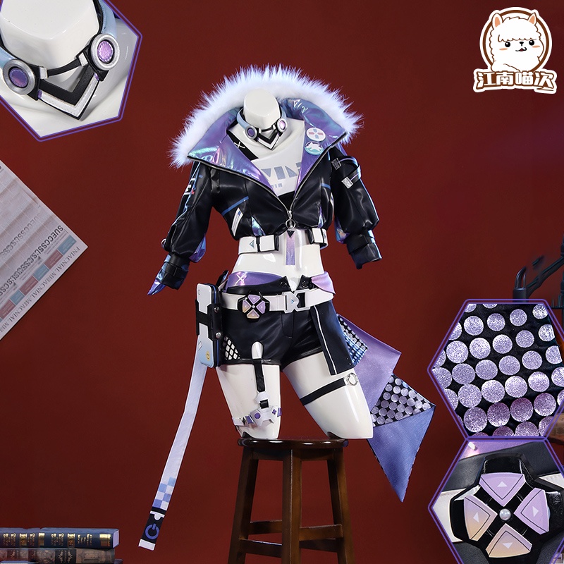 Jiangnan Honkai: ชุดคอสเพลย์ เกม Star Rail Silver Wolf