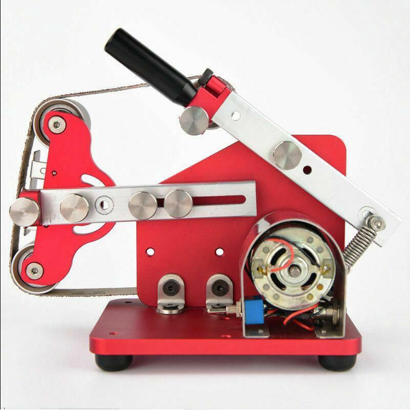 Mini belt machine micro table polishing machine DIY Sander Grinder 7000rpm