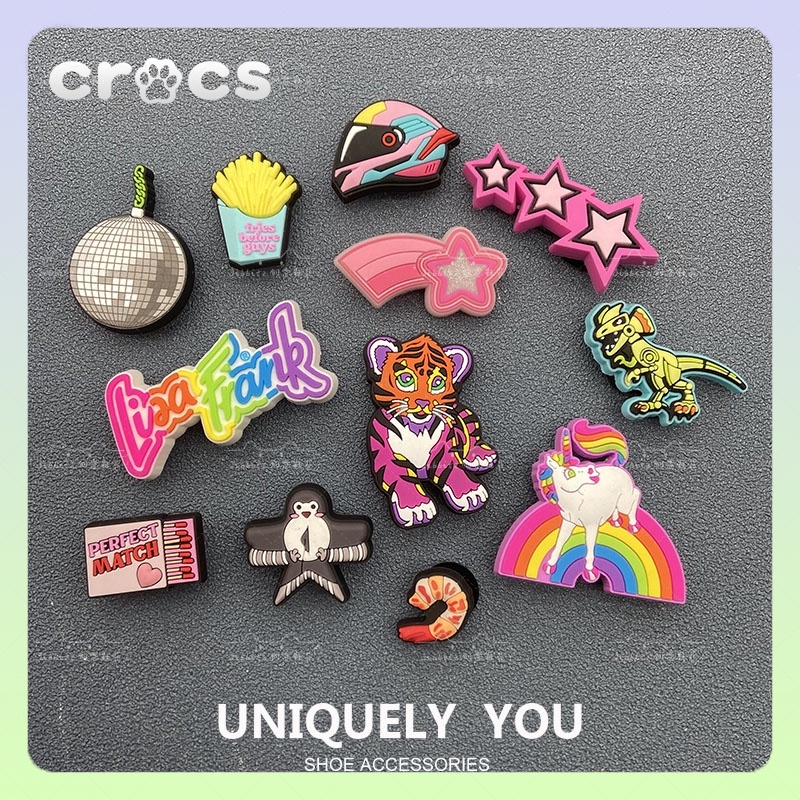 jibbitz crocs Rainbow Unicorn jibbitz crocs เกาหลี jibbitz set crocs jibbitz jibbitz crocs ของแทั