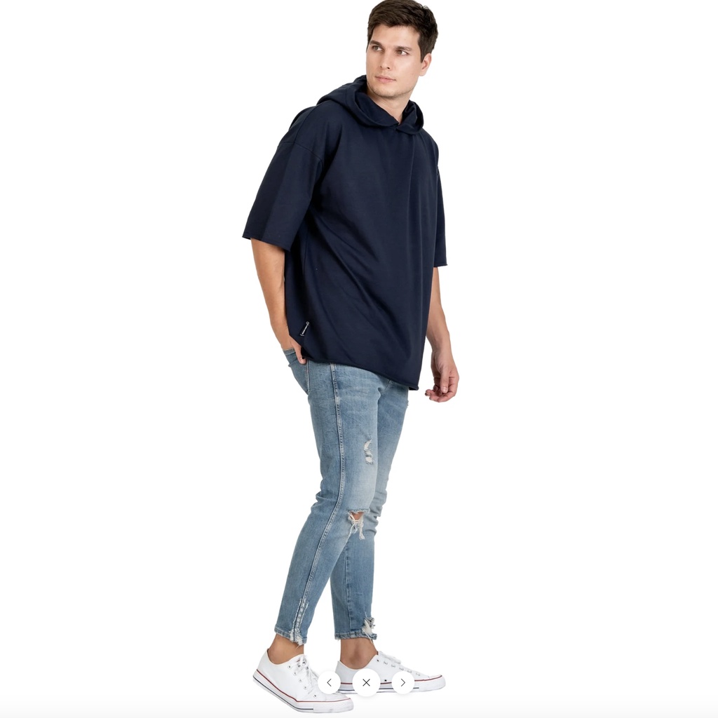 Humble Hustler เสื้อฮู้ดผู้ชาย เสื้อกันหนาวแฟชั่น เสื้อฮู้ดดี้แขนสั้น - HH Recon hoodies (short slee