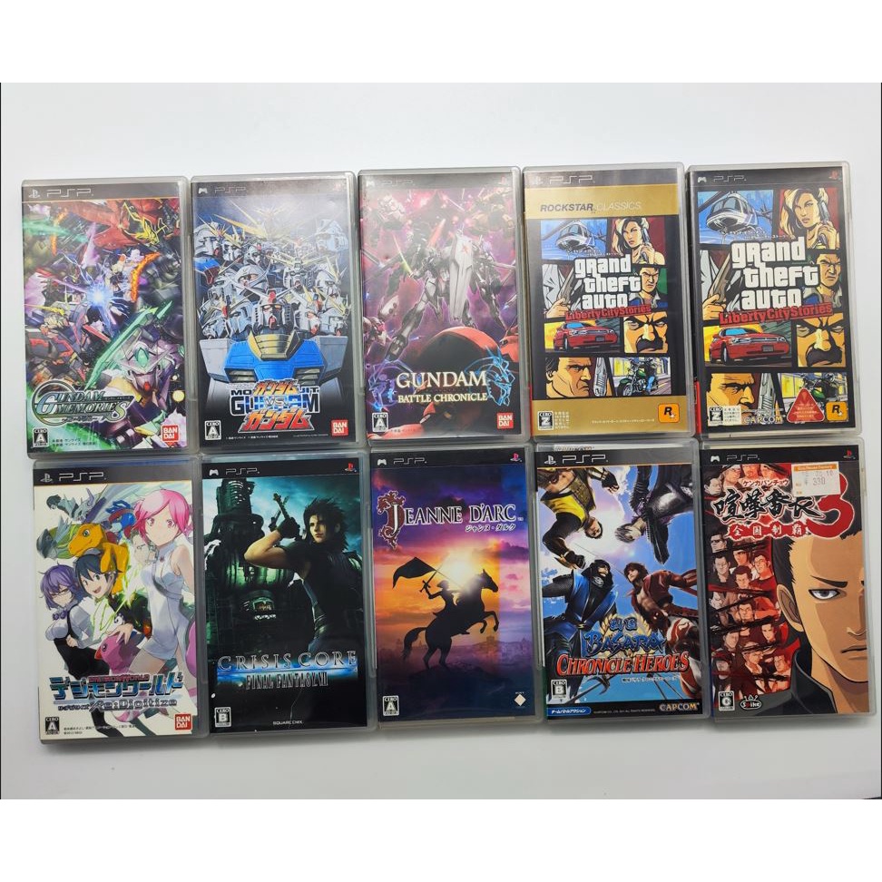 แผ่นแท้ PSP (ชุด6) แบบเลือกหน้าเกมได้เอง | มือ2 สภาพคัดมาแล้ว ไปทางแผ่นดีทุกเกม | Zone Japan | Stock พร้อมส่ง |