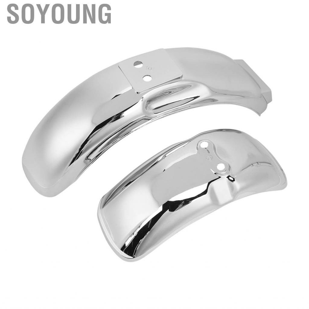 Soyoung ล้อรถจักรยานยนต์ Mudguard Chrome Plated Splash GUARD สำหรับ Honda Z50 Z50A Z50J พร้อม 8in หรือ 10in ล้ออุปกรณ์เสริม