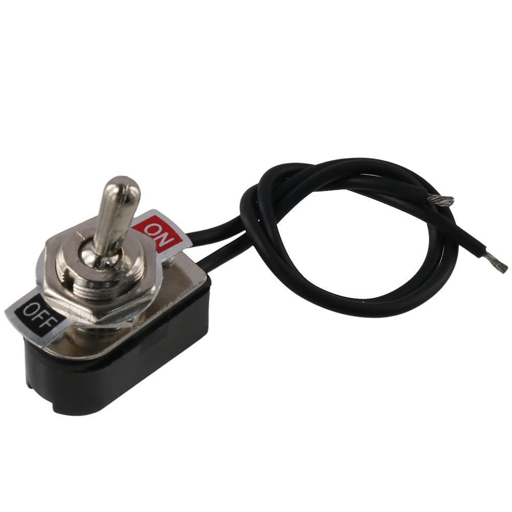 BAIHE Toggle Switch, 2 Pin Mini Toggle Rocker Switch, ติดตั้งง่าย Heavy Duty พร้อม 5 ตะกั่ว AC 6A/125V 3A/250V รถ ราคา ถูกที่สุด ดีลบีเคเค แกลเลอรีภาพที่ 6