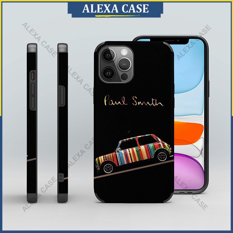 เคสโทรศัพท์ Paul Smith Minis สําหรับ iPhone 16 Pro Max / iPhone 15 Pro Max / iPhone 14 Pro Max / iPhone 13 Pro Max / XS Max / iPhone 8 Plus / SE Lambskin เคสป้องกัน EGROIQ