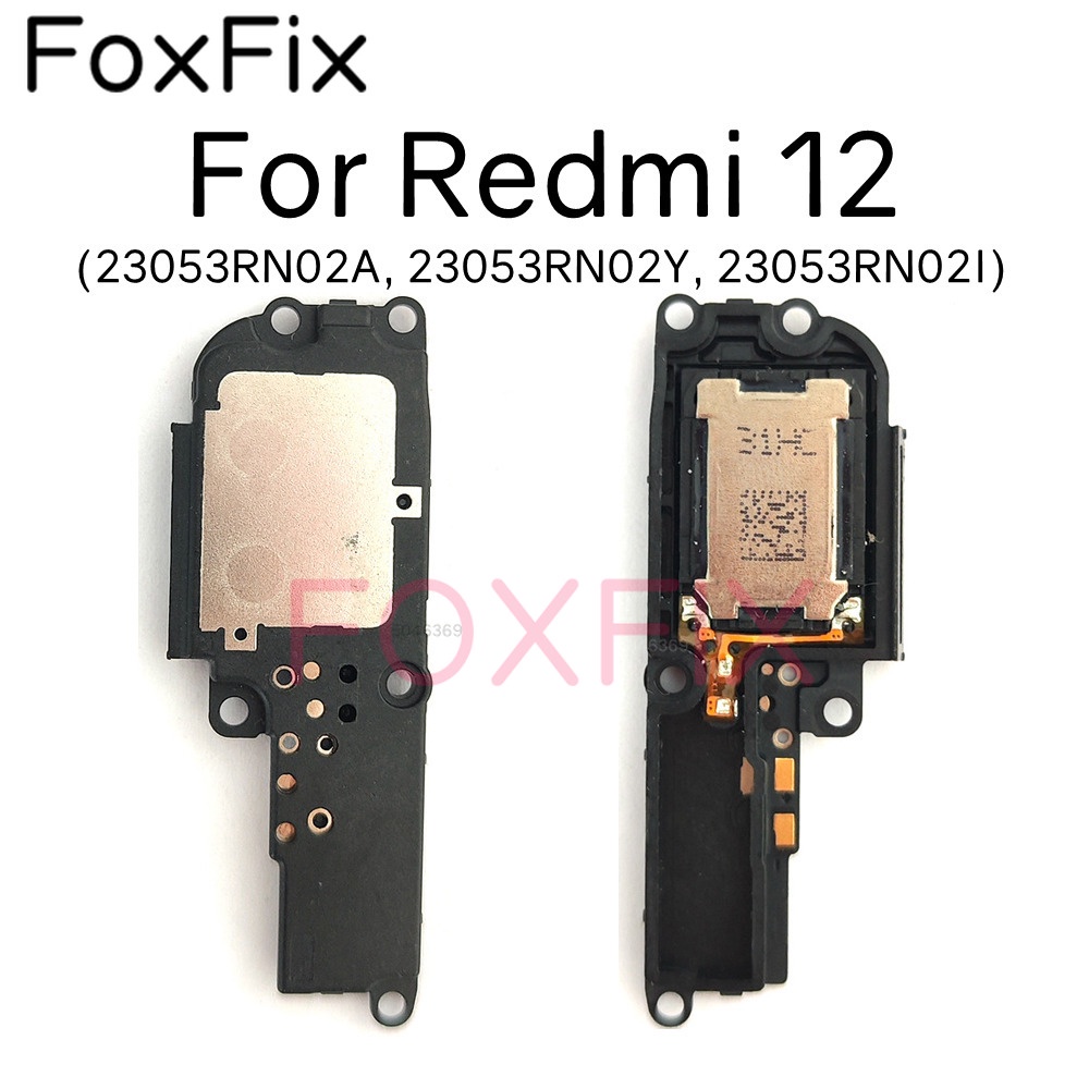 ลําโพงดังสําหรับ Xiaomi Redmi 12 Buzzer Ringer LoudSpeaker อะไหล่ 23053RN02A 23053RN02Y 23053RN02I