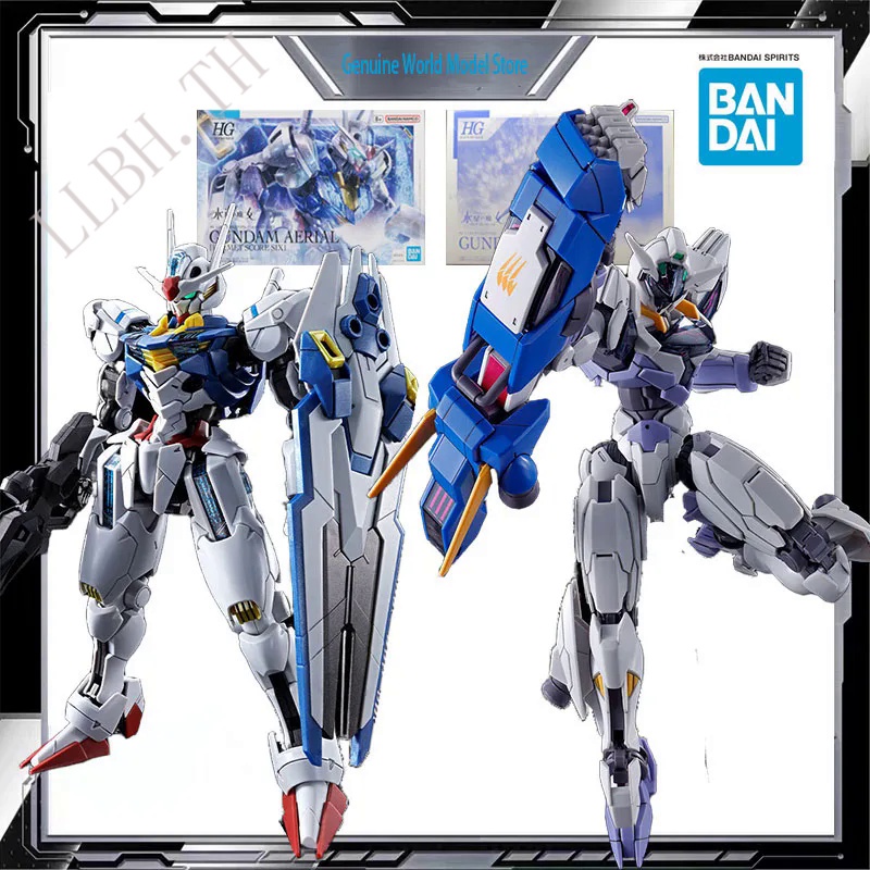 BANDAI Original Model Kit HG PB TWFM  GUNDAM  LFRITH JIU PERMET SCORE SIX 1/144 Anime Action Figure 