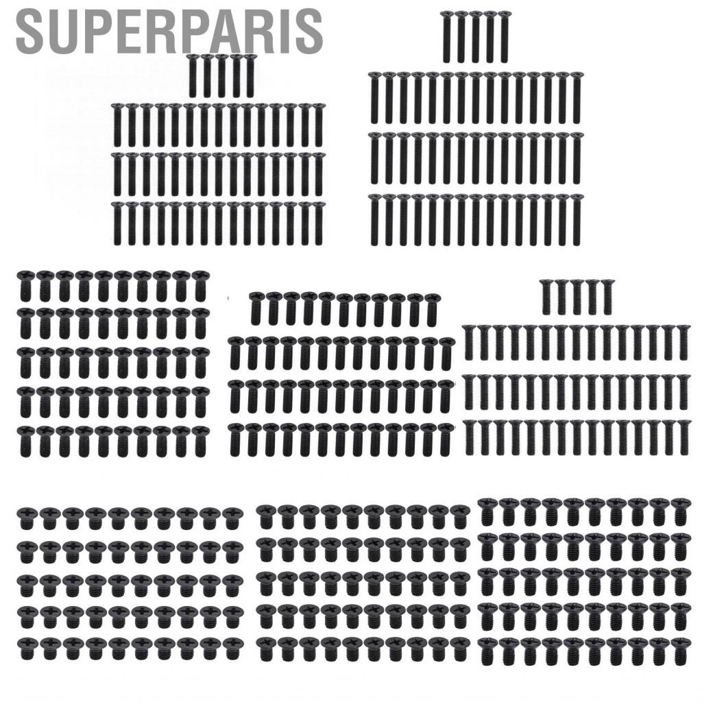 Superparis M3x4 M3x5 M3x6 M3x8 M3x10 M3x12 M3x16 M3x20 50Pcs Countersunk Cross Screwdriver