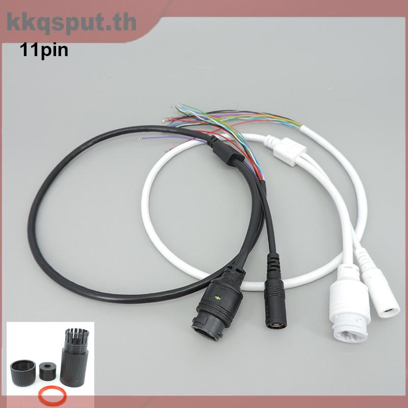 โมดูลกล้องวงจรปิด POE IP PCB 11 คอร์ RJ45 DC ตัวเมีย กันน้ํา พร้อม 4/5(+) 7/8(-) THK2