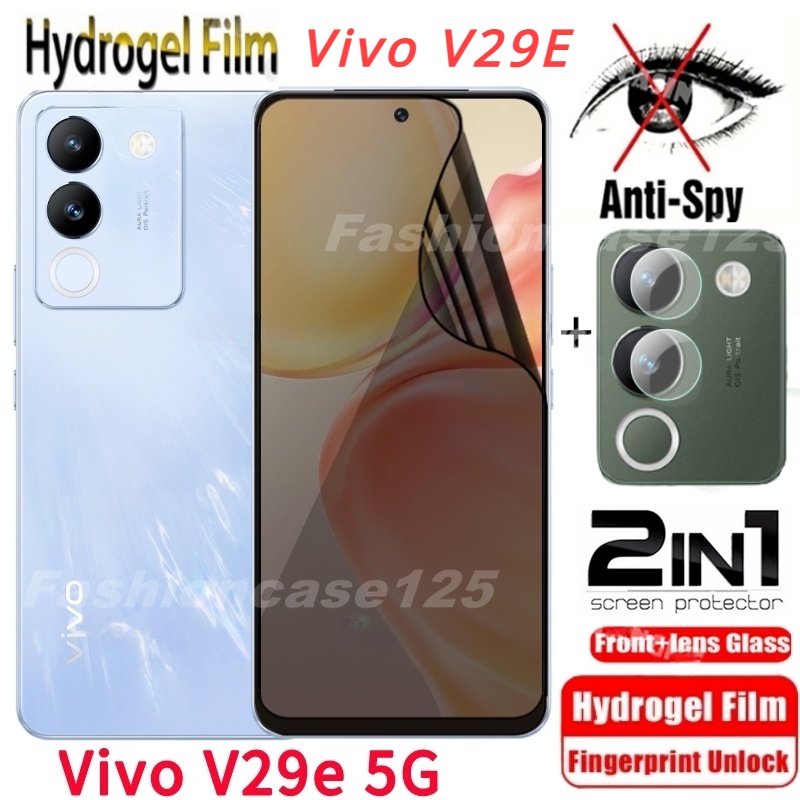 ฟิล์มไฮโดรเจลนิ่ม กันรอยหน้าจอ กันแอบมอง เพื่อความเป็นส่วนตัว สําหรับ Vivo V29E 2023 Vivo V29E V 29 