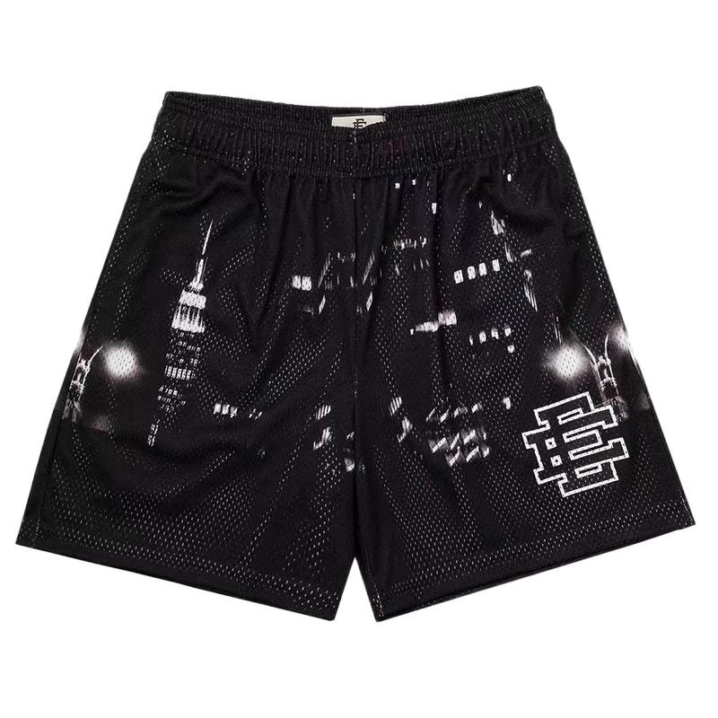 Ee Basic Short NEW YORK CITY SKYLINE 2023 กางเกงขาสั้นลําลอง ผ้าตาข่าย เหมาะกับการเล่นฟิตเนส เล่นกีฬา ออกกําลังกาย หน้าร้อน สําหรับผู้ชาย