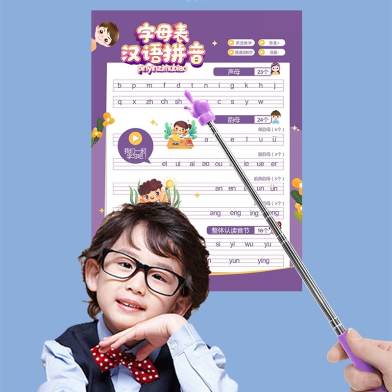 Teacher Pointer with Finger Telescopic Pointer Stick for Classroom - รูปที่ 7