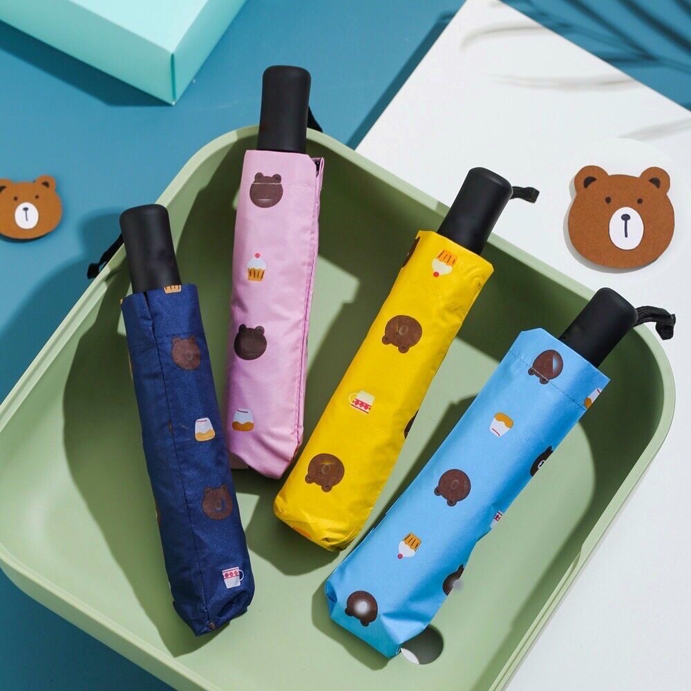 🔥ขายร้อน🔥ร่มกันฝน โดนน้ำเปลี่ยนลายดอกไม้ รุ่นผ้า2ชั้น☔ - รูปที่ 2