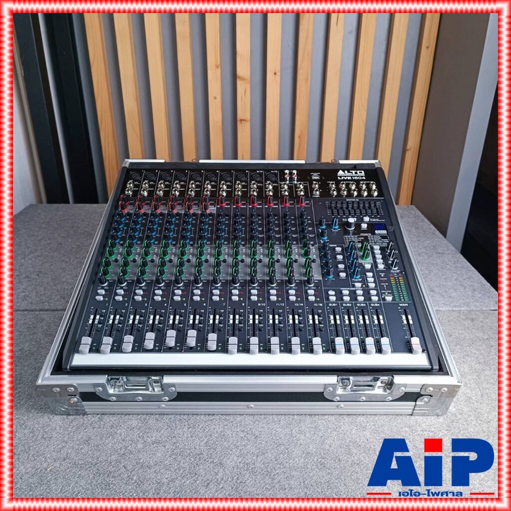 COMPACT RACK MIX ALTO LIVE1604 สีดำ ราคาสินค้าเฉพาะRACKไม่รวมมิกเซอร์ครับ LIVE 1604 LIVE-1604