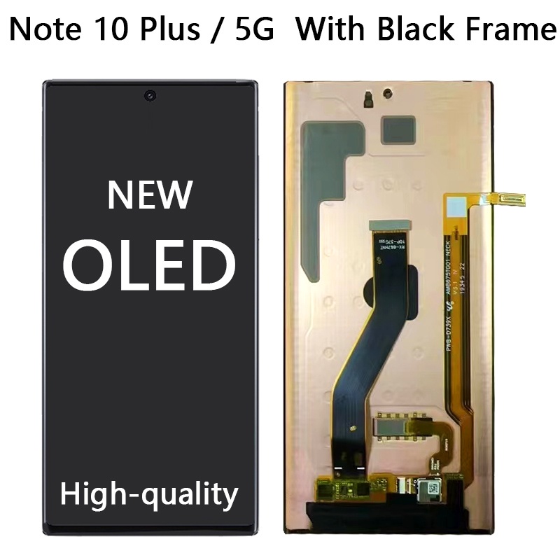 หน้าจอสัมผัสดิจิทัล LCD OLED สําหรับ Samsung Galaxy LCD Note 10 Plus N975F N975