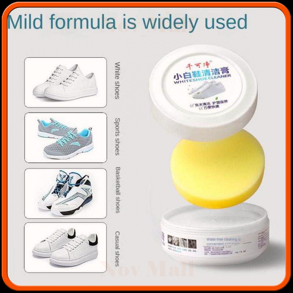 Sneaker Whitening Cream 260g พร้อมฟองน้ํา -SH613