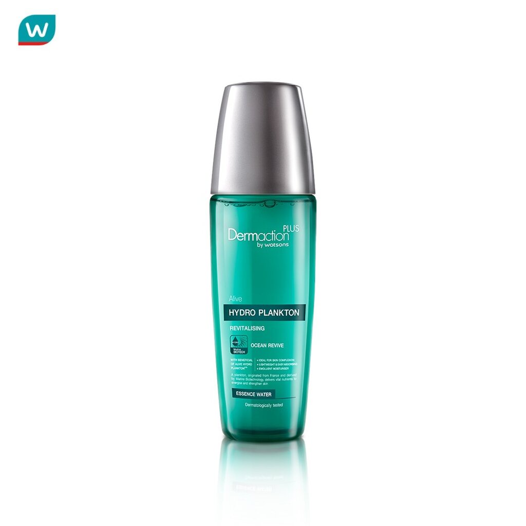 Dermaction Plus by Watsons เดอมาแอคชัน พลัส บาย วัตสัน อะไลฟ์ ไฮโดร แพลงก์ตอน รีไวทัลไลซิ่ง เอสเซ้นส์ วอเตอร์ 130 มล.