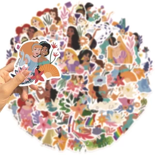 ❉ Mixed Cartoon Princess Series 03 Stickers ❉ 50Pcs/Set Fashion DIY Waterproof Decals Doodle Stickers