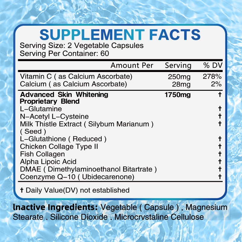 Bcuelov Glutathione แคปซูลคอลลาเจน ผิวกระจ่างใส ต่อต้านริ้วรอย ทําให้ผิวกระจ่างใส - รูปที่ 4
