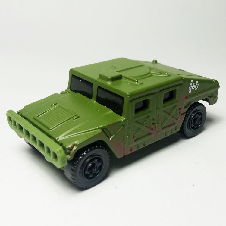 Matchbox MATCHBOX Jurassic Collector's Edition Hummer Off-Road ยานพาหนะเคลือบสีเขียว HUMVEE