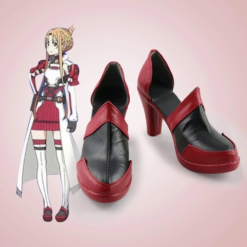 รองเท้าคอสเพลย์ อนิเมะ Sword Art Online SAO Alfheim Online ALO GGO Yuuki Asuna Yuki Asuna สําหรับผู้หญิง