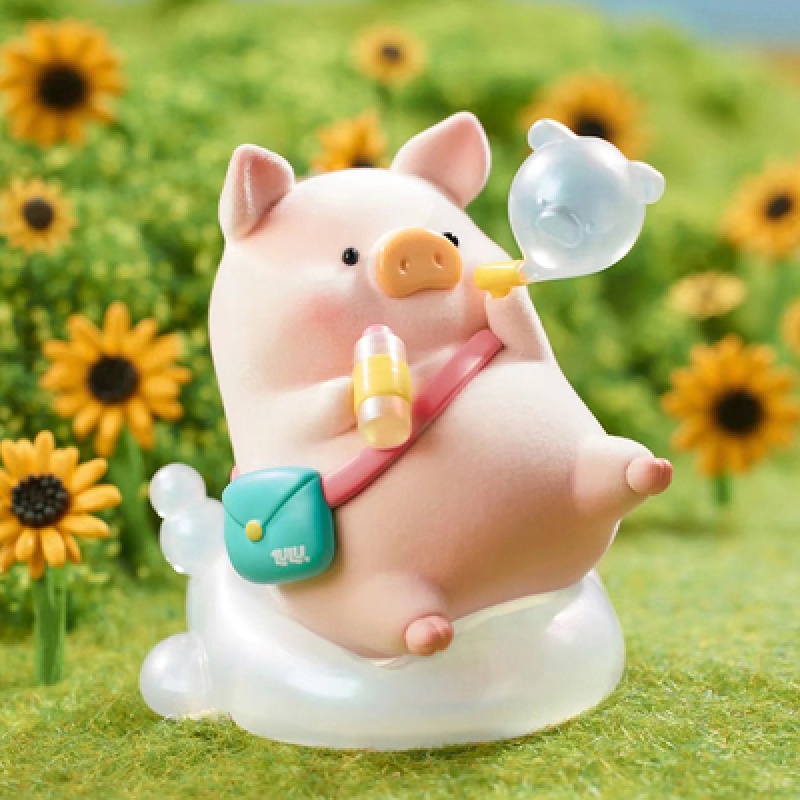 Lulu ของเล่นโมเดลฟิกเกอร์การ์ตูนหมูน่ารัก เหมาะกับของขวัญ สําหรับเด็กผู้หญิง