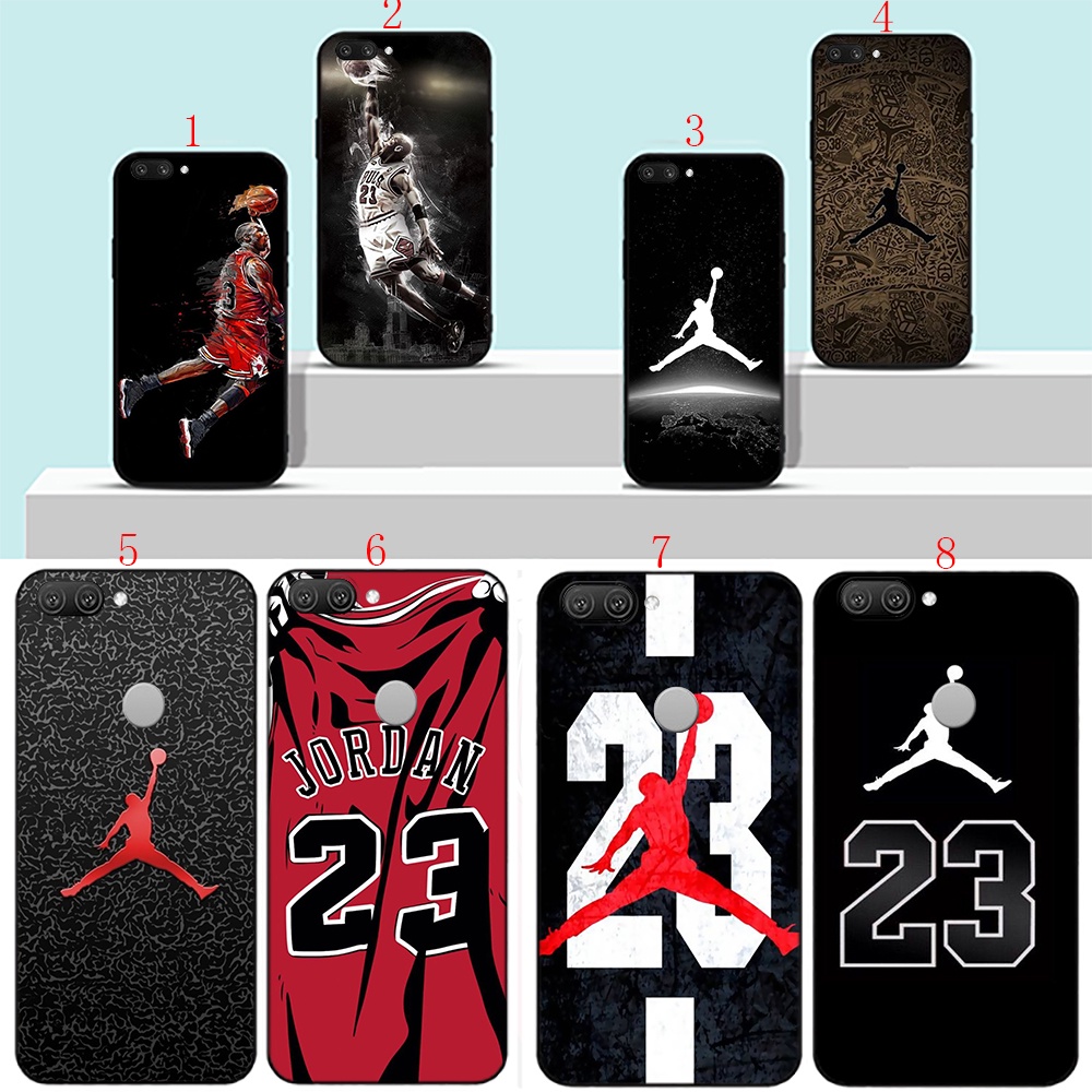 Realme 7 Pro 7 4G 7i 8 8 Pro 8 5G C31 C33 Jordan 23 Basketball1 เคสโทรศัพท์สีดํานุ่ม