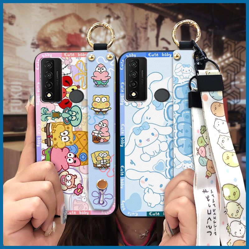 Soft case Silicone Phone Case For TCL 20R 5G/Bremen 5G/20AX 5G Durable Anti-knock Lanyard Anti-dust Wristband Fashion Design