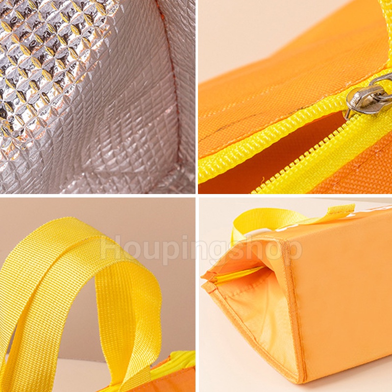 กันน้ํา Oxford กระเป๋าใส่อาหารกระเป๋าเก็บความเย็นกระเป๋าปิคนิคกระเป๋าฉนวนกันความร้อนถุงอาหารกลางวัน Bento กระเป๋าภาชนะเก็บอาหารการ์ตูน Tote - รูปที่ 3