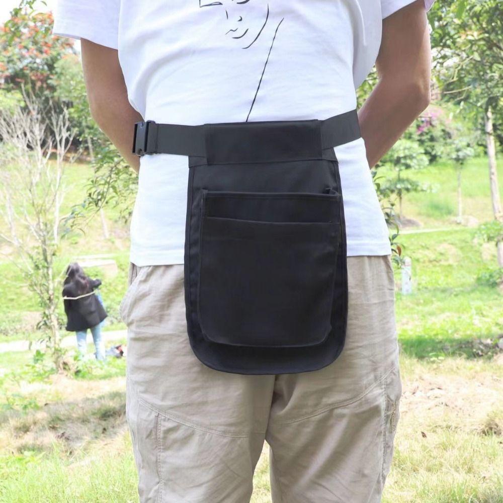Riverstone เอว Pack, Multi-functional Multi-pocket Apron Belt Bag, แฟชั ่ นสีดําปรับแบบพกพา Fanny Pack Mountaineering