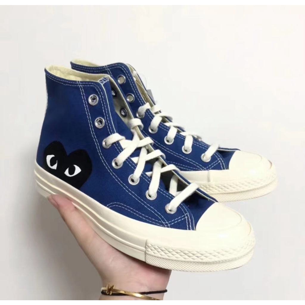 Comme des Garcons Play x Converse Chuck Taylor All Star 1970s Kawakubo Rei Trendy High Top Casual C