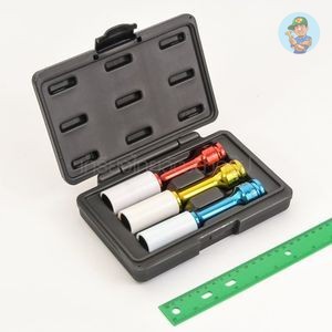 🎆 (F131-4033)  4033ชุดลูกบ็อกยาวขันล้อแมก1/2"#17,19,21 ของแท้