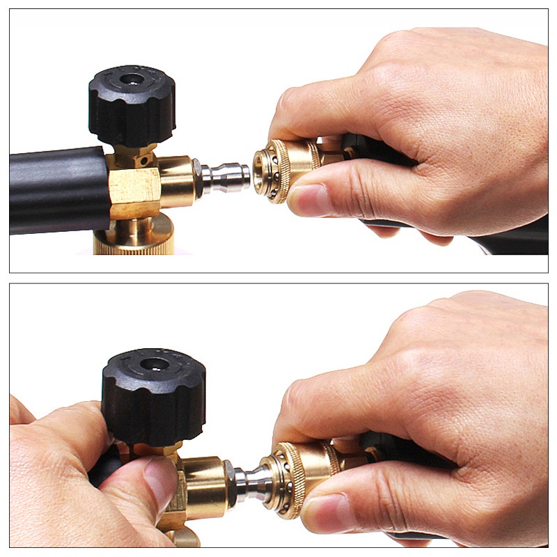 ปืนฉีดโฟมแรงดันสูง ปืนฉีด กระบอกฉีดโฟม1L หัวฉีดโฟม ปืนฉีดโฟมล้างรถ สำหรับเครื่องฉีดน้ำแรงดันสูง ล้างรถแบบปรับแรงดัน - รูปที่ 5