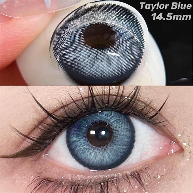 Pandora คอนแทคเลนส์นิ่ม สีเทา 14.4 มม. 1 คู่ 2 ชิ้น