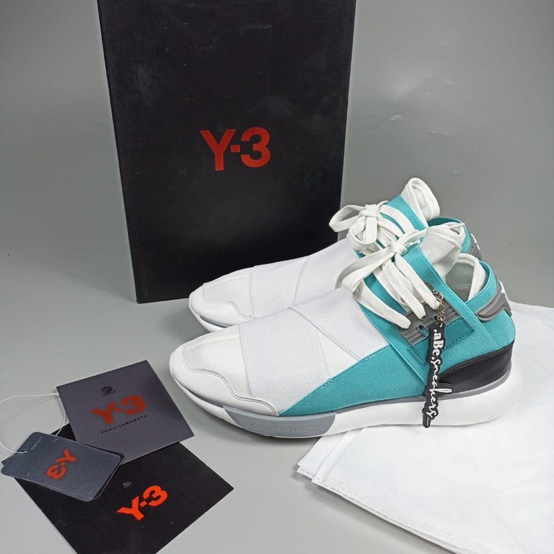 ADIDAS Y-3 Y3 YOHJI YAMAMOTO QASA สีดำสีขาวสีเทาสีขาวสีแดงสีน้ำเงิน  กีฬา