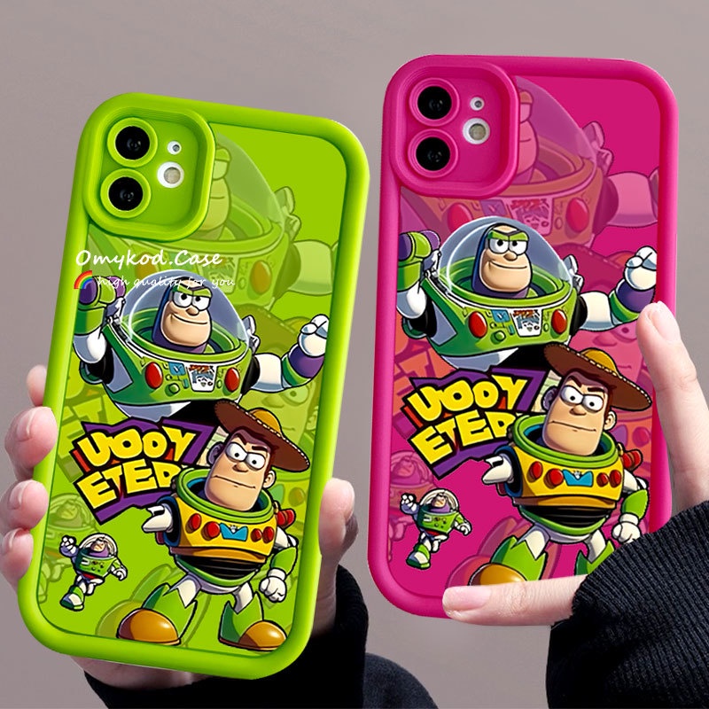 เคสโทรศัพท์มือถือ ซิลิโคนนิ่ม กันกระแทก ลายการ์ตูน สีพื้น สร้างสรรค์ สําหรับ OPPO A18 A17 A16 A15 A38 A58 A57 A55 A54 A53 A31 A5 2020 A78 A76 A98 A94 A92 A7 A3S