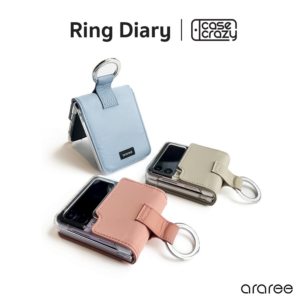 ARAREE รุ่น Ring Diary เคส Galaxy Z Flip4