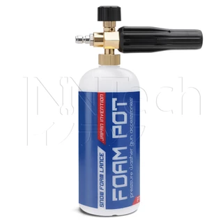 TOMA JAPAN กระบอกฉีดโฟม ล้างรถยนต์ ฟองหิมะ 1ลิตร รุ่น FS-001F ฟรี ข้อต่อทองเหลือง 9ชิ้น ใช้ได้กับเครื่องฉีดน้ำทุกยี่ห้อ