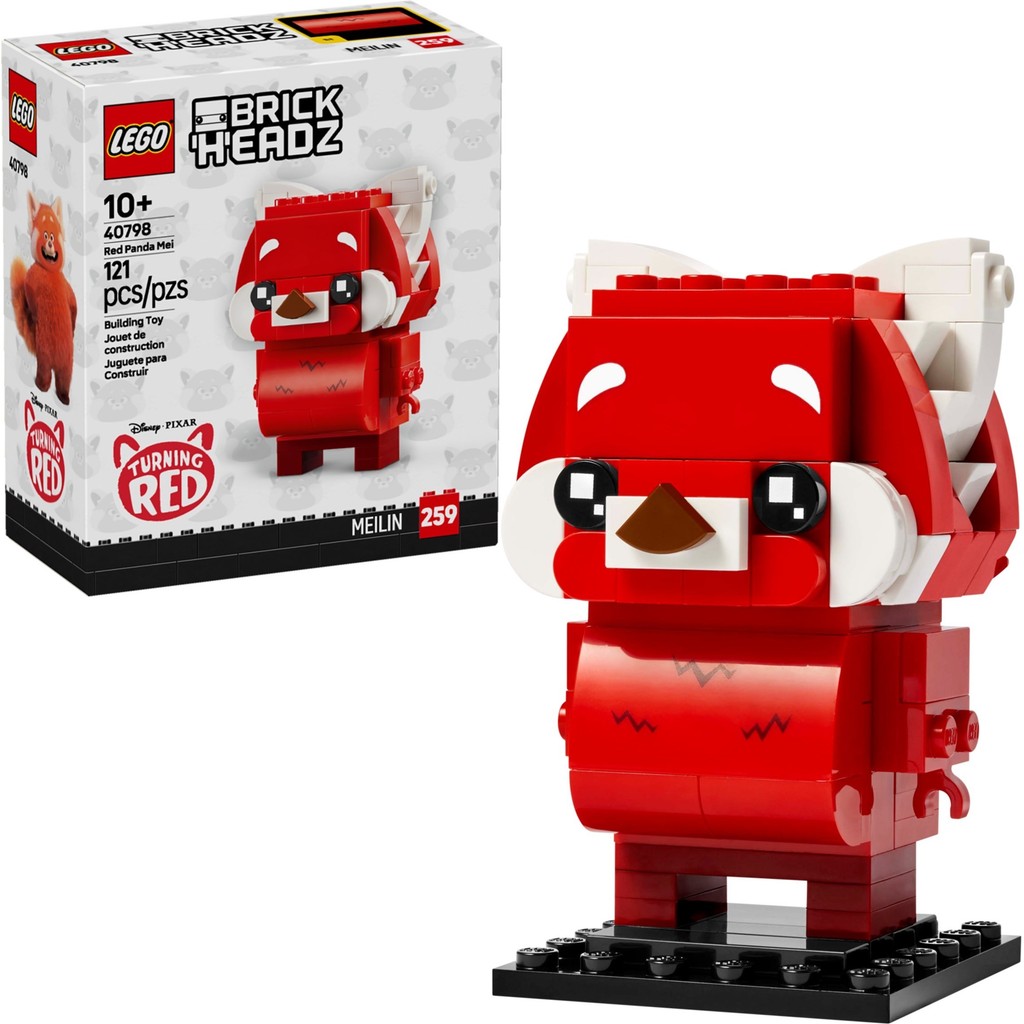 LEGO 40798 Red Panda Mei Meilin (Brick HeadZ) [Brick MOM]
