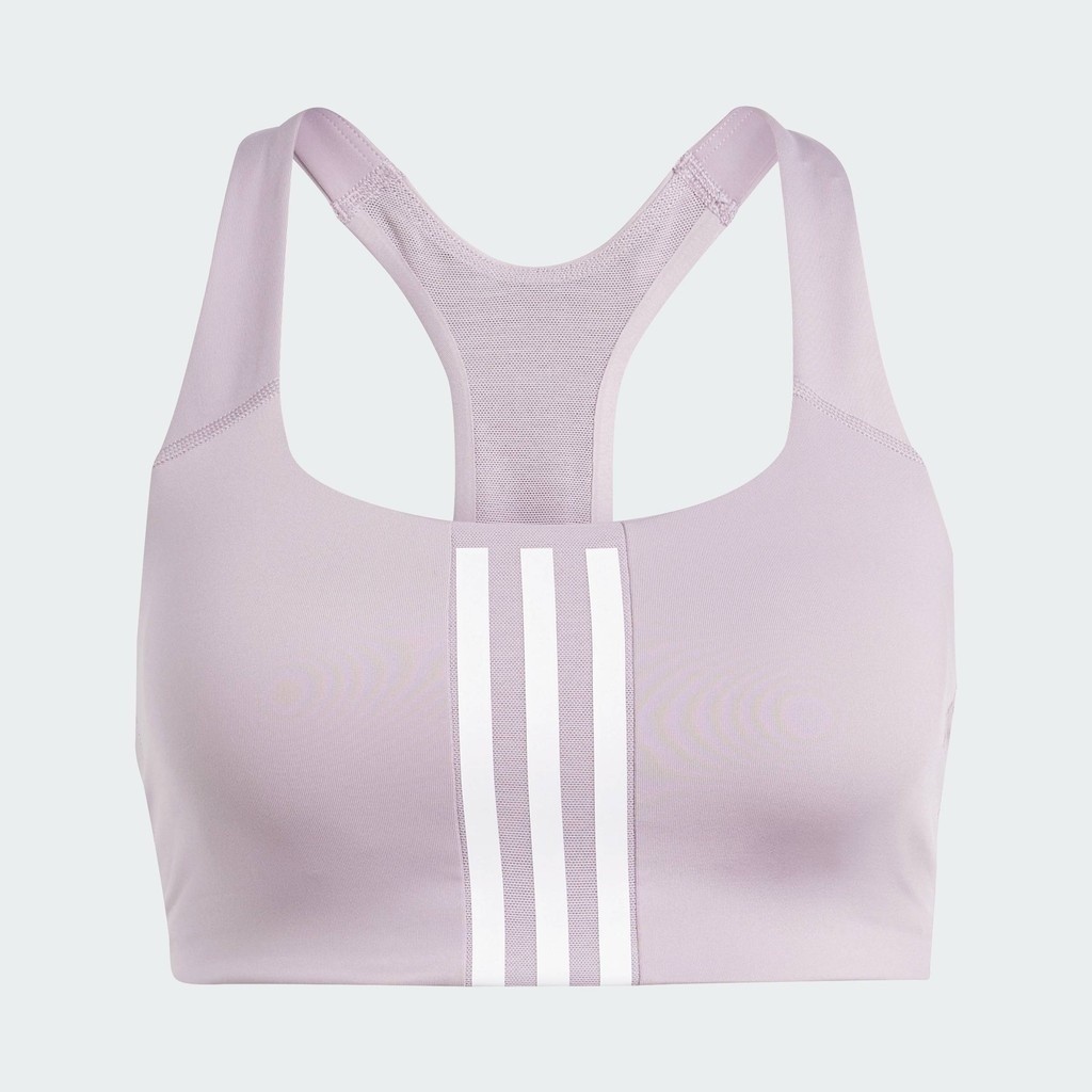 adidas Training Powerimpact Training Medium-Support 3-Stripes Bra Women Purple IT6625
