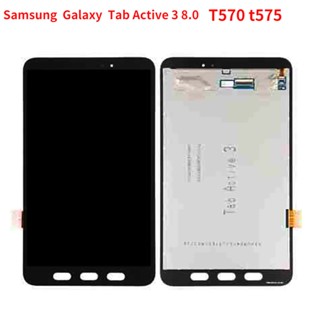 ของแท้ หน้าจอแสดงผล LCD ดิจิทัล LCD และชุดประกอบหน้าจอสัมผัส สําหรับ Samsung Galaxy Tab Active 3 8.0 T570 T575 T577 SM-T575